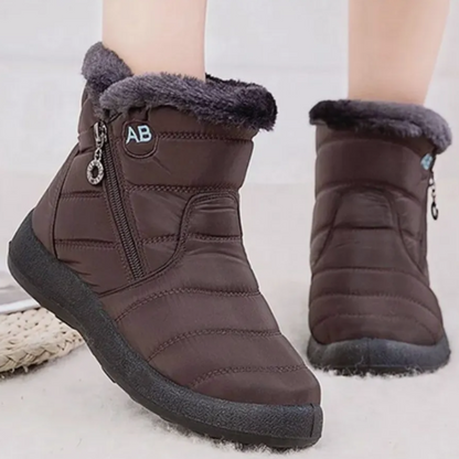 Bottines fourrées femme chaleur hivernal-élise