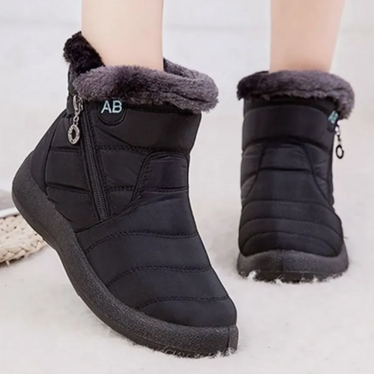 Bottines fourrées femme chaleur hivernal-élise