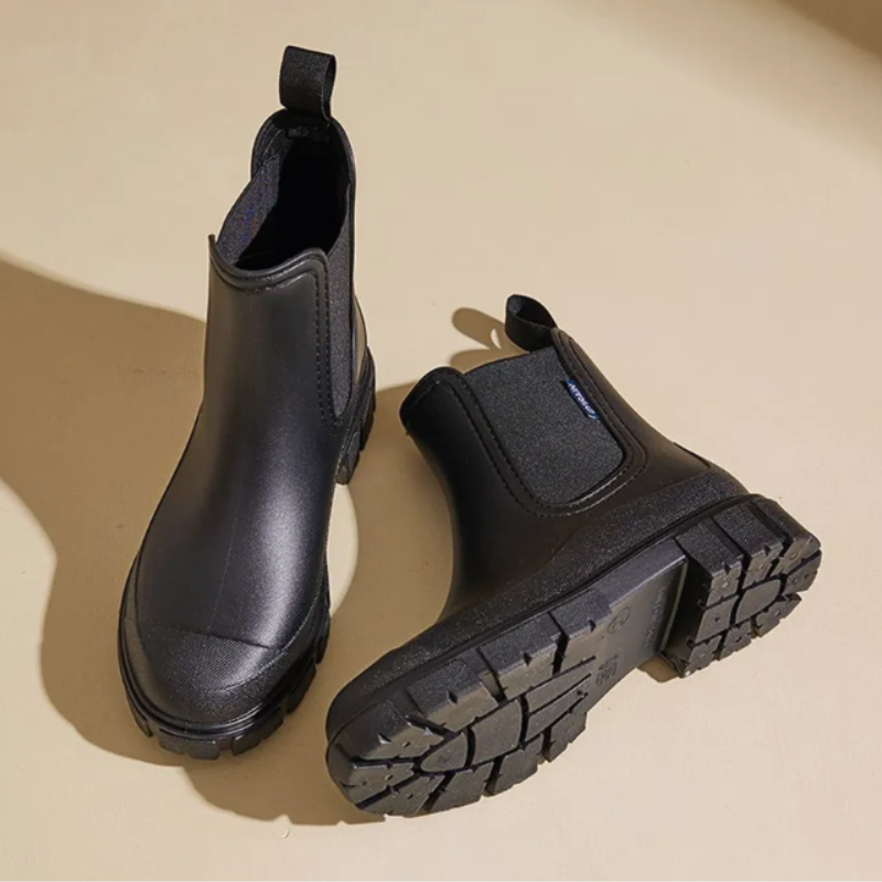 Bottines femme pluie semelle épaisse mode -Claudia
