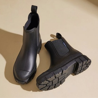 Bottines femme pluie semelle épaisse mode -Claudia