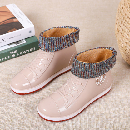 Bottines femme pluie peluche doublées-Mina