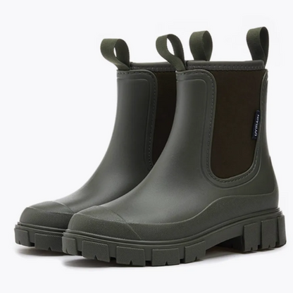 Bottines femme pluie semelle épaisse mode -Claudia