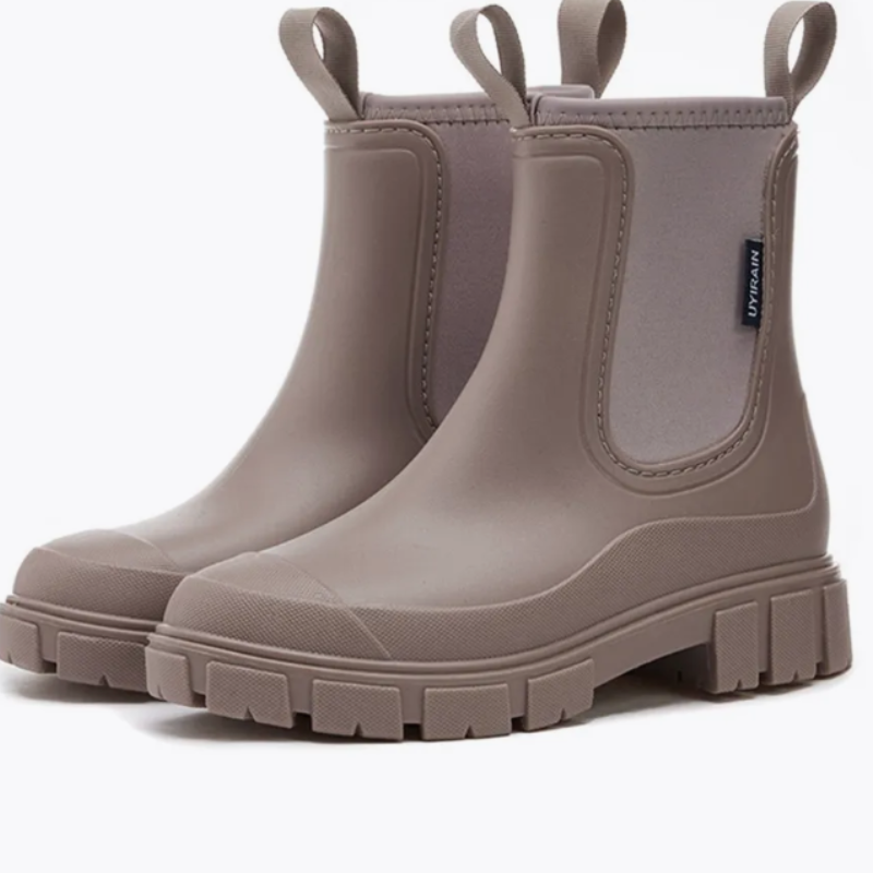 Bottines femme pluie semelle épaisse mode -Claudia
