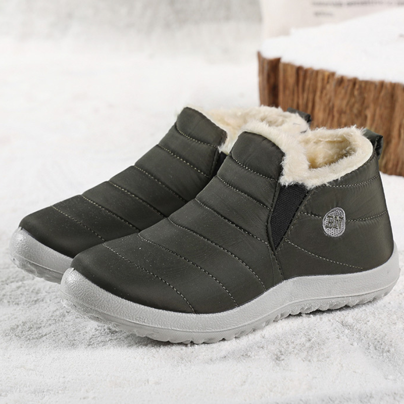 Bottines fourrées femme chaudes fourrures-Claire
