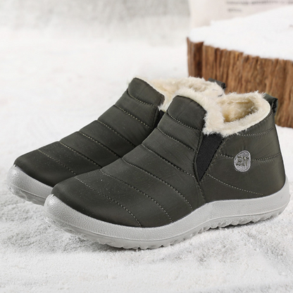 Bottines fourrées femme chaudes fourrures-Claire