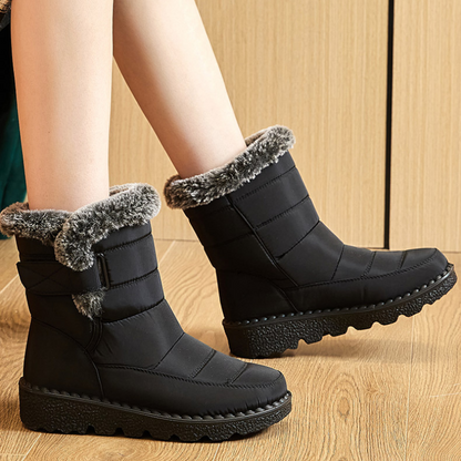Bottines fourrées femme imperméable fourrure-Sophie