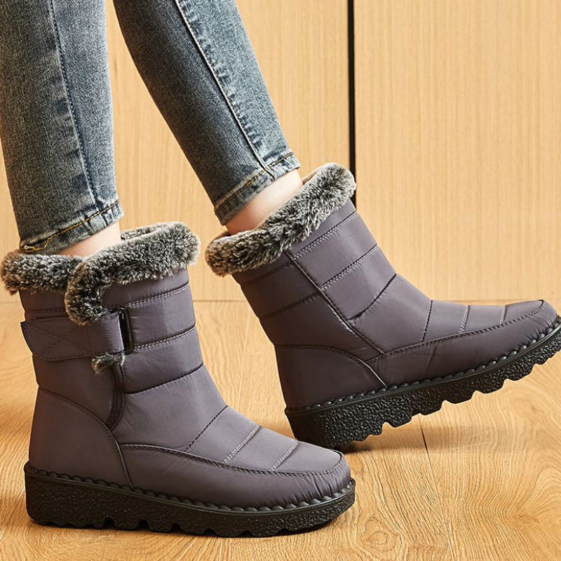 Bottines fourrées femme imperméable fourrure-Sophie