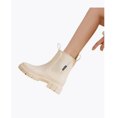 Bottines femme pluie semelle épaisse mode -Claudia