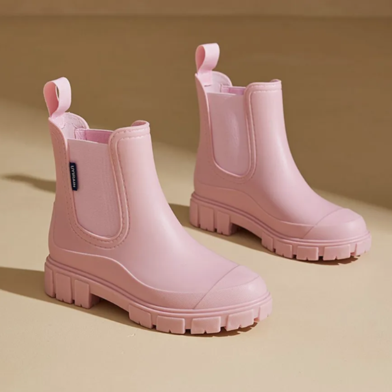 Bottines femme pluie semelle épaisse mode -Claudia