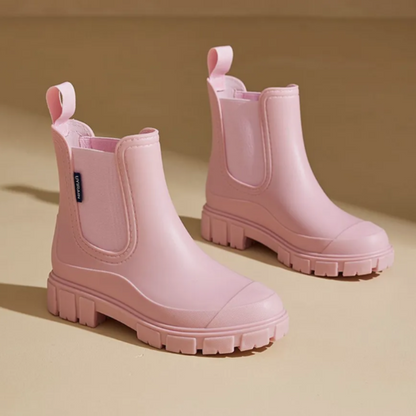 Bottines femme pluie semelle épaisse mode -Claudia