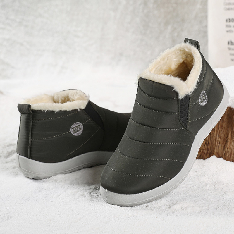 Bottines fourrées femme chaudes fourrures-Claire