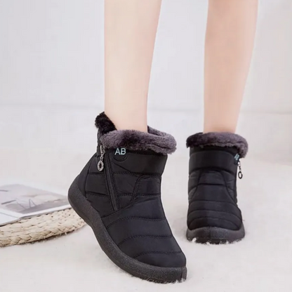 Bottines fourrées femme chaleur hivernal-élise