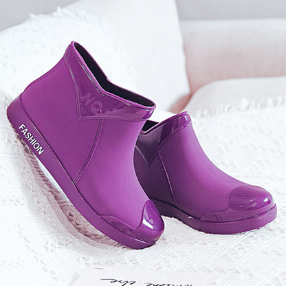 Bottines femme pluie caoutchouc antidérapantes -Ciana