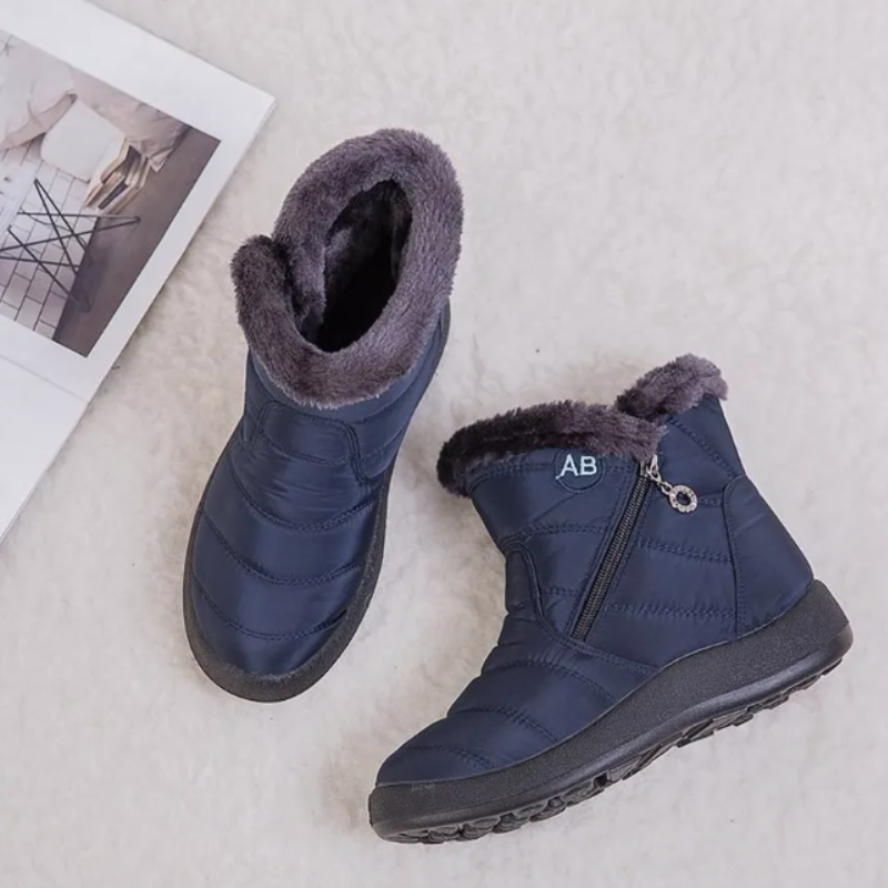 Bottines chaude pour femme confortable-Justine