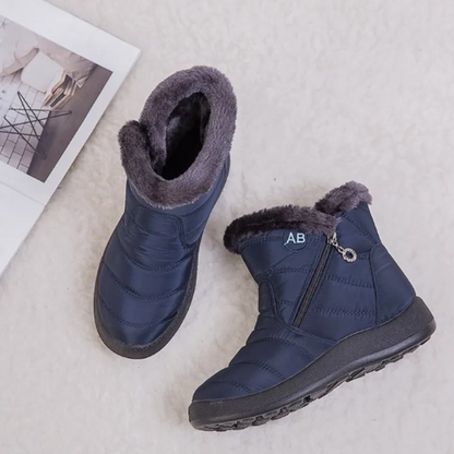Bottines chaude pour femme confortable-Justine