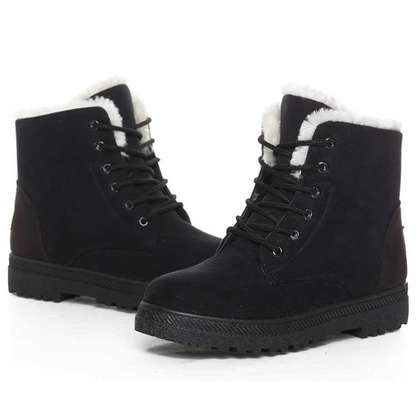 Bottines femme neige  fourrure chaussures d'hiver-Romina