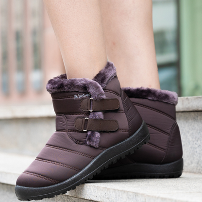 Bottines chaude pour femme confortable-Justine