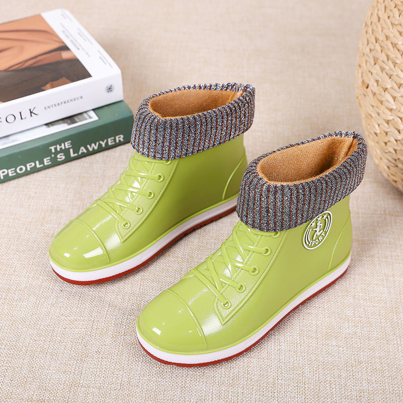 Bottines femme pluie peluche doublées-Mina