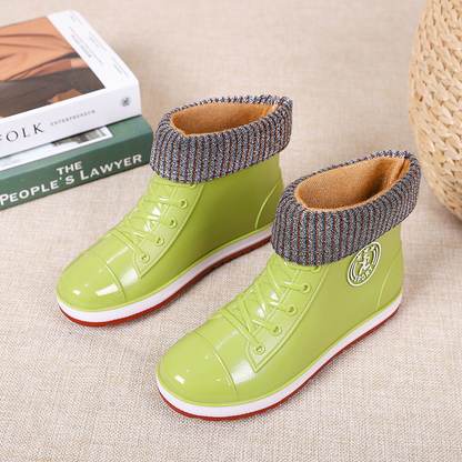 Bottines femme pluie peluche doublées-Mina