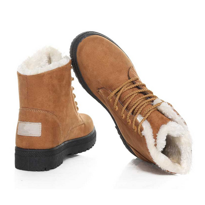Bottines femme neige  fourrure chaussures d'hiver-Romina