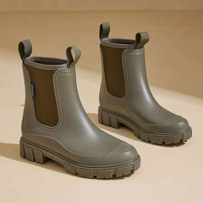Bottines femme pluie semelle épaisse mode -Claudia