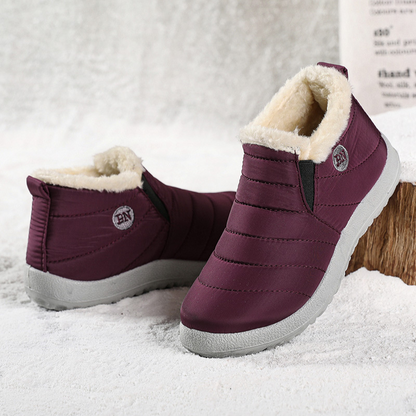 Bottines fourrées femme chaudes fourrures-Claire