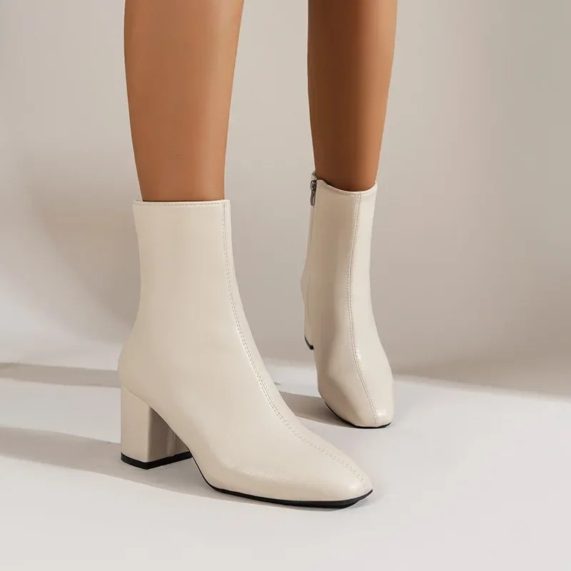 Bottines pointue femme mode élégante-Leila