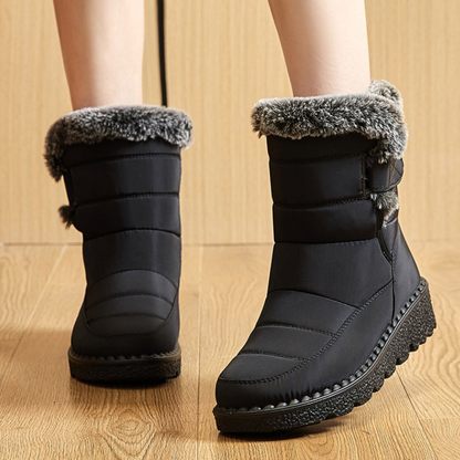 Bottines fourrées femme imperméable fourrure-Sophie