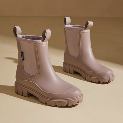 Bottines femme pluie semelle épaisse mode -Claudia