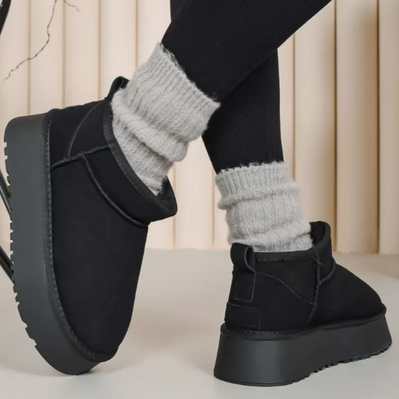 Bottines fourrées femme douceur intérieur - Elisa