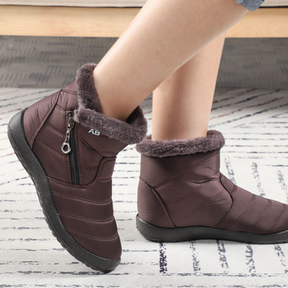 Bottines chaude pour femme confortable-Justine