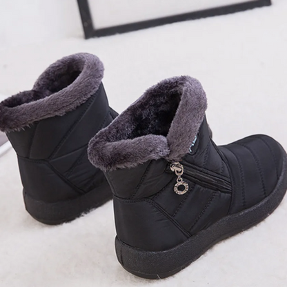 Bottines chaude pour femme confortable-Justine
