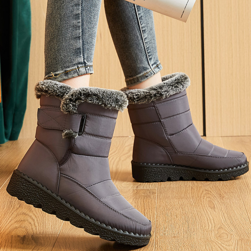 Bottines fourrées femme imperméable fourrure-Sophie