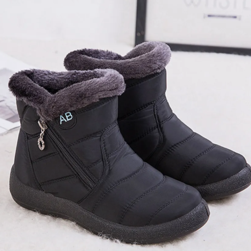 Bottines chaude pour femme confortable-Justine