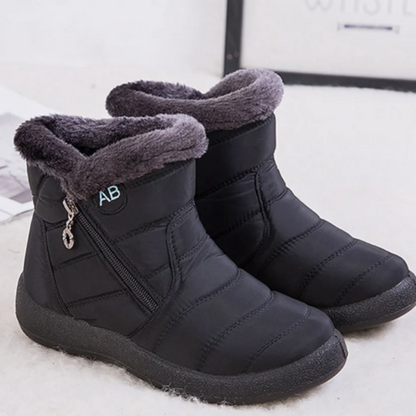 Bottines chaude pour femme confortable-Justine