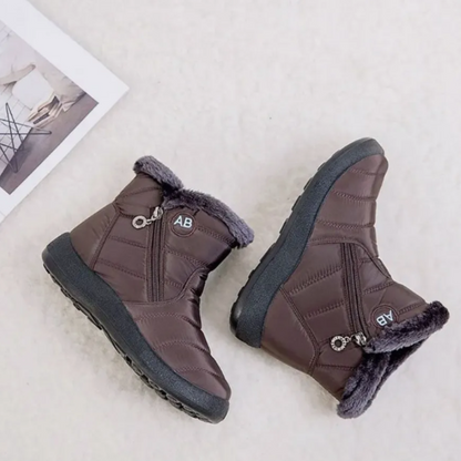 Bottines fourrées femme chaleur hivernal-élise