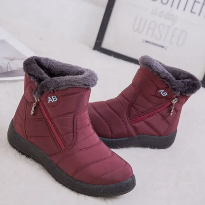 Bottines fourrées femme chaleur hivernal-élise