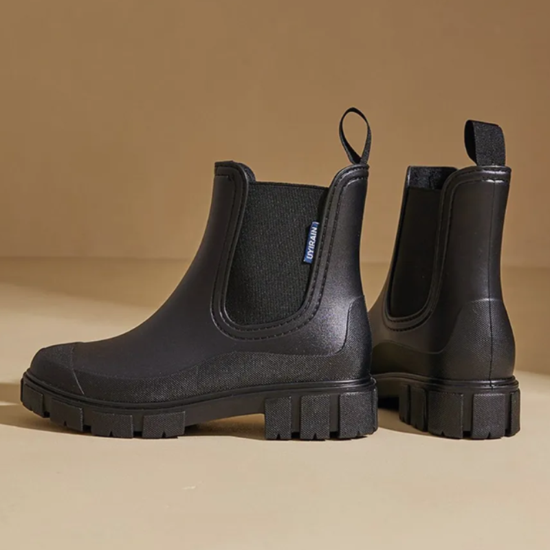 Bottines femme pluie semelle épaisse mode -Claudia