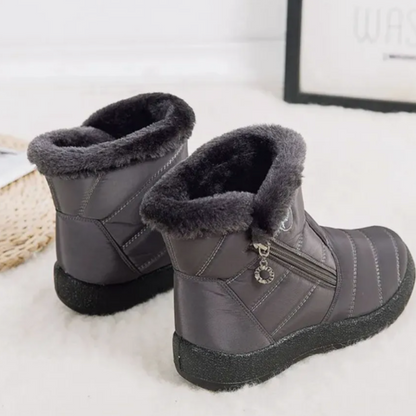 Bottines fourrées femme chaleur hivernal-élise