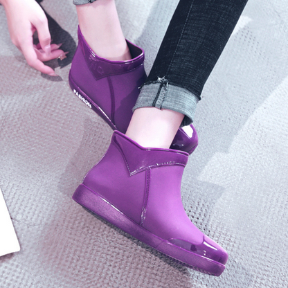Bottines femme pluie caoutchouc antidérapantes -Ciana