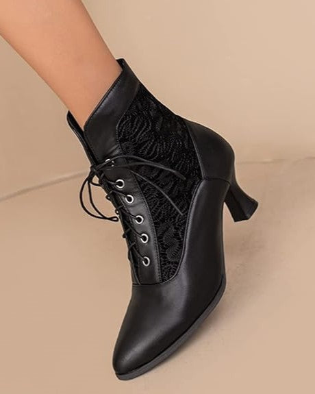 Bottines pointue femme raffinement et tendance-Marine
