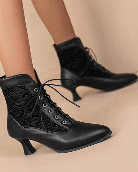 Bottines pointue femme raffinement et tendance-Marine