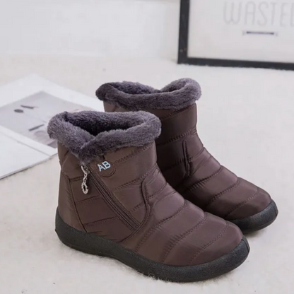 Bottines fourrées femme chaleur hivernal-élise