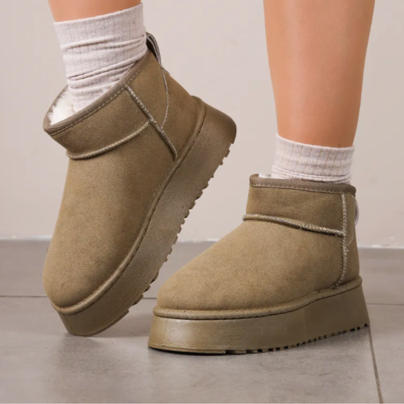 Bottines fourrées femme douceur intérieur - Elisa