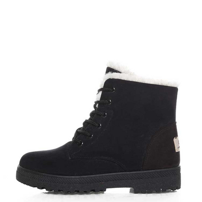 Bottines femme neige  fourrure chaussures d'hiver-Romina