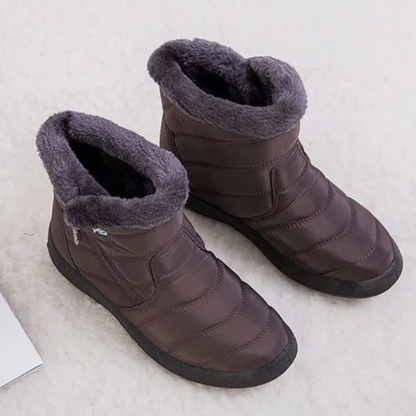 Bottines chaude pour femme confortable-Justine