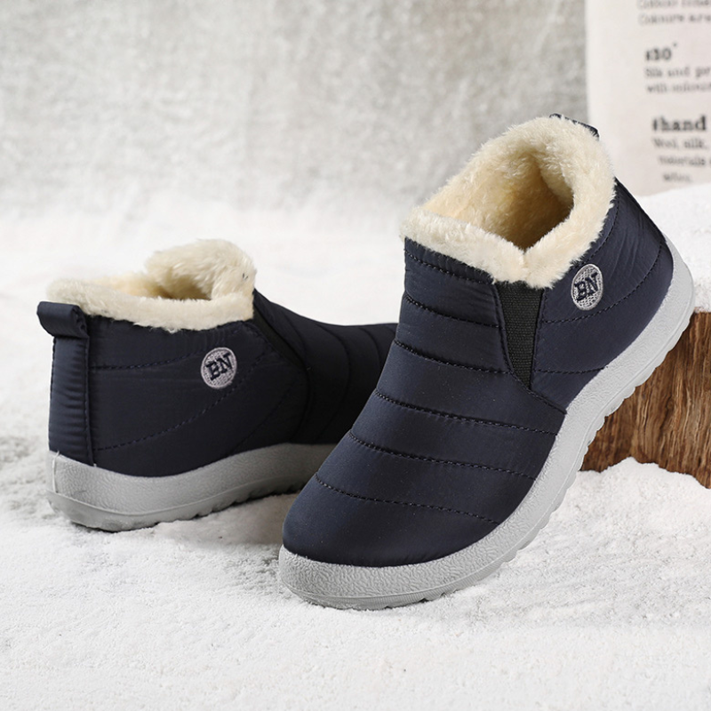 Bottines fourrées femme chaudes fourrures-Claire