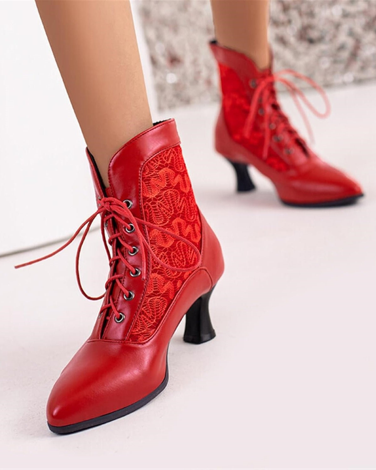 Bottines pointue femme raffinement et tendance-Marine