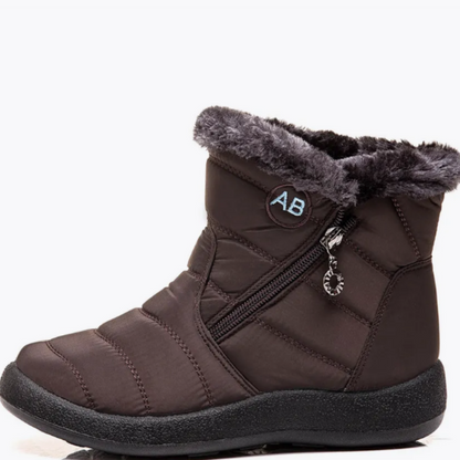 Bottines chaude pour femme confortable-Justine