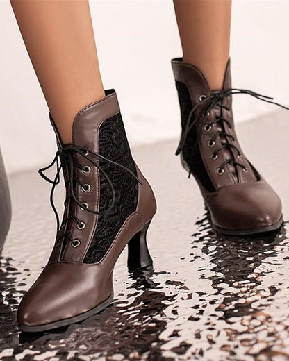 Bottines pointue femme raffinement et tendance-Marine